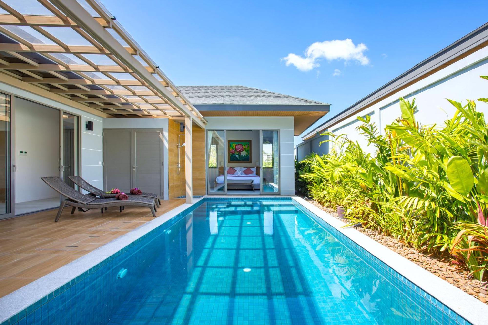 Resort Boutique 2Br Villa Dalaa 4, Private Pool, Full Service, 5 Min Drive Strand Kamala Exterior foto