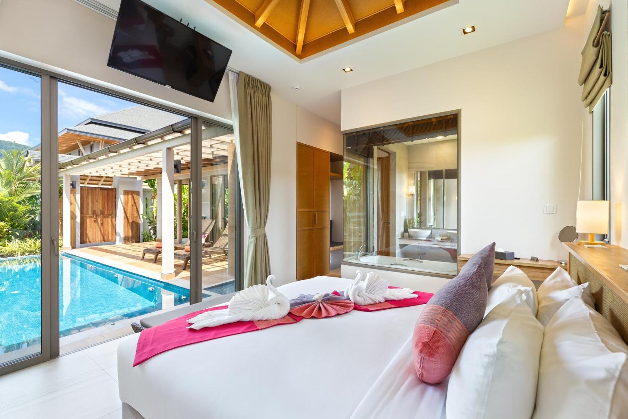 Resort Boutique 2Br Villa Dalaa 4, Private Pool, Full Service, 5 Min Drive Strand Kamala Exterior foto