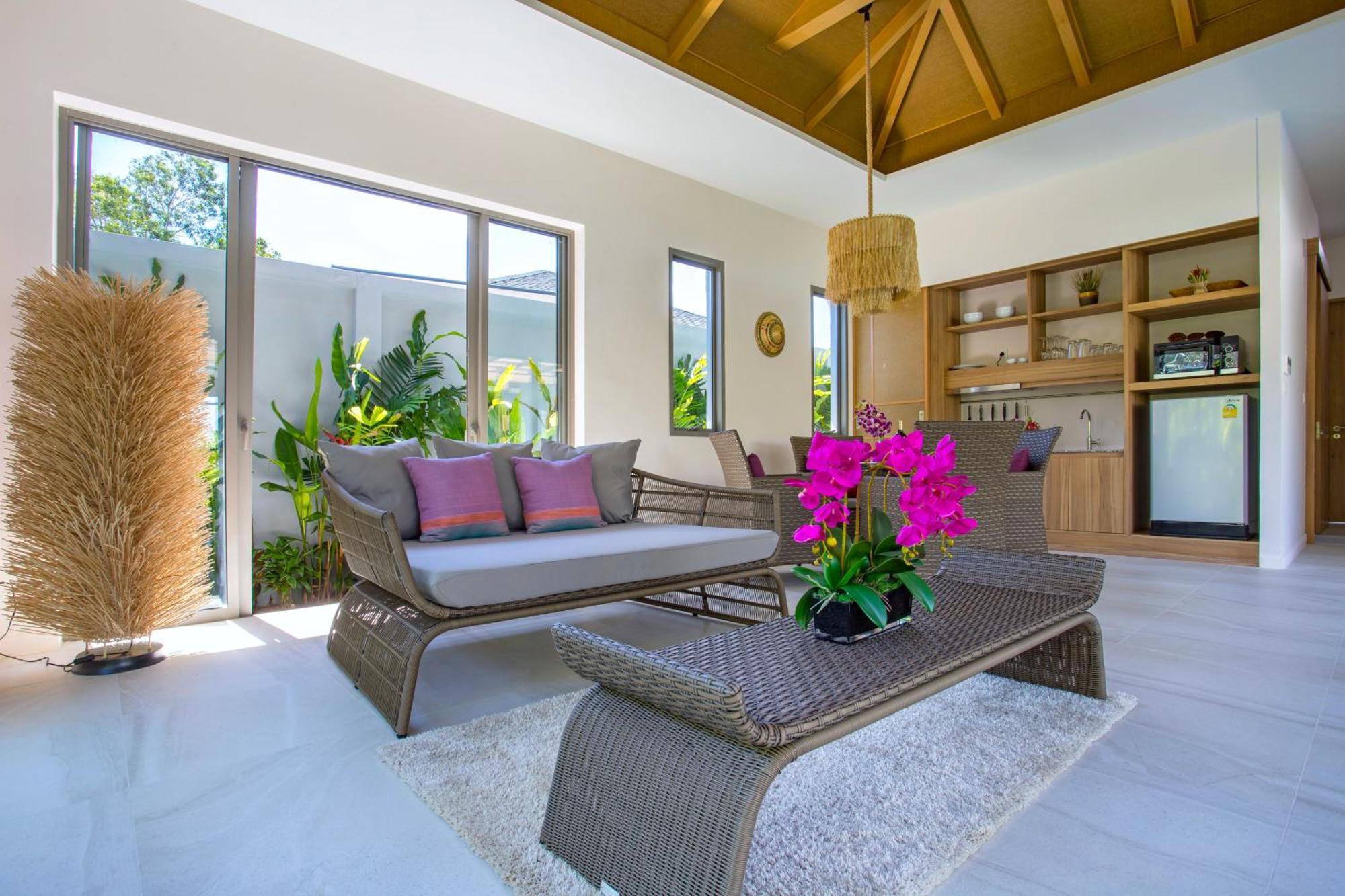 Resort Boutique 2Br Villa Dalaa 4, Private Pool, Full Service, 5 Min Drive Strand Kamala Exterior foto