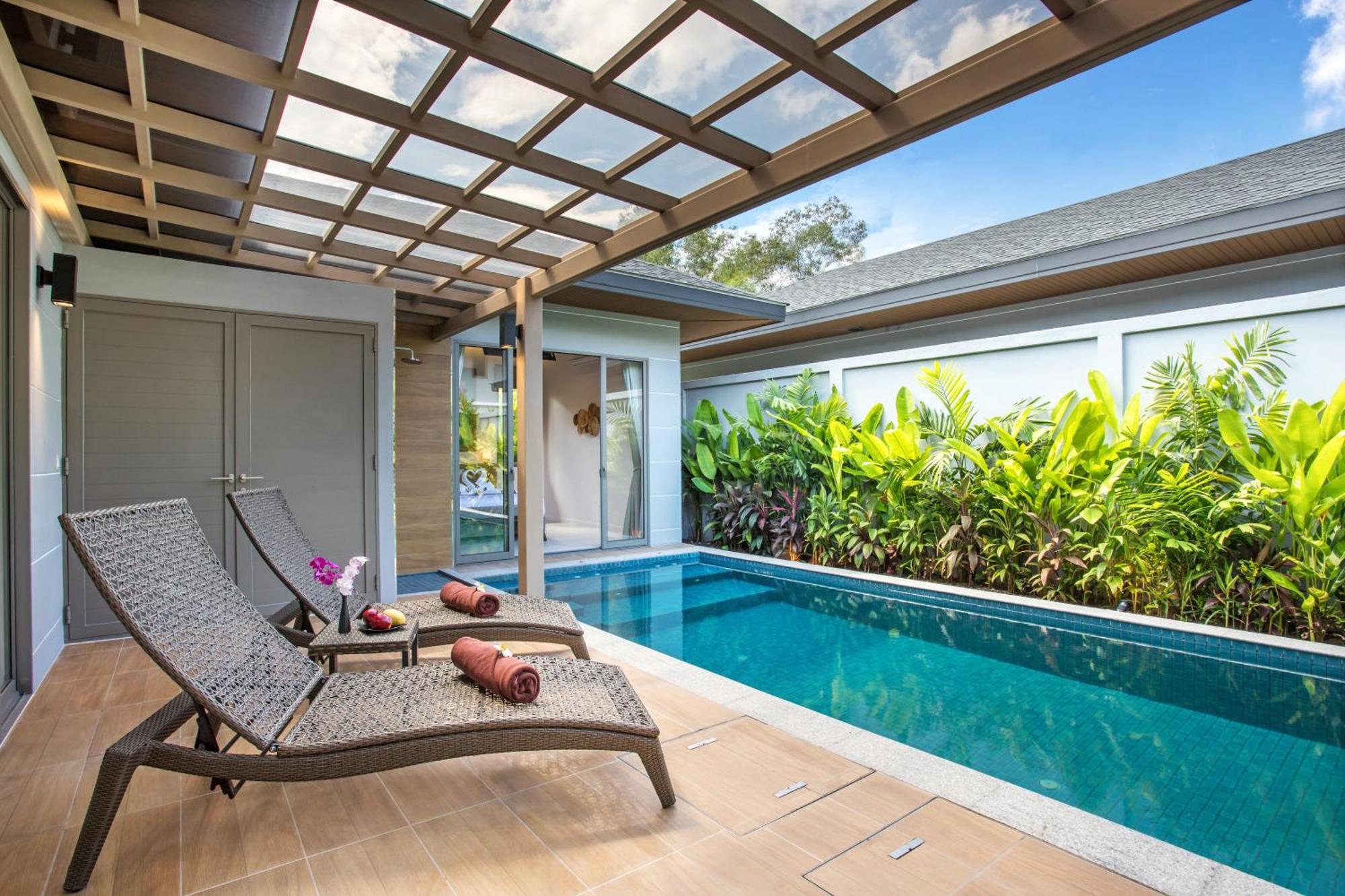 Resort Boutique 2Br Villa Dalaa 4, Private Pool, Full Service, 5 Min Drive Strand Kamala Exterior foto