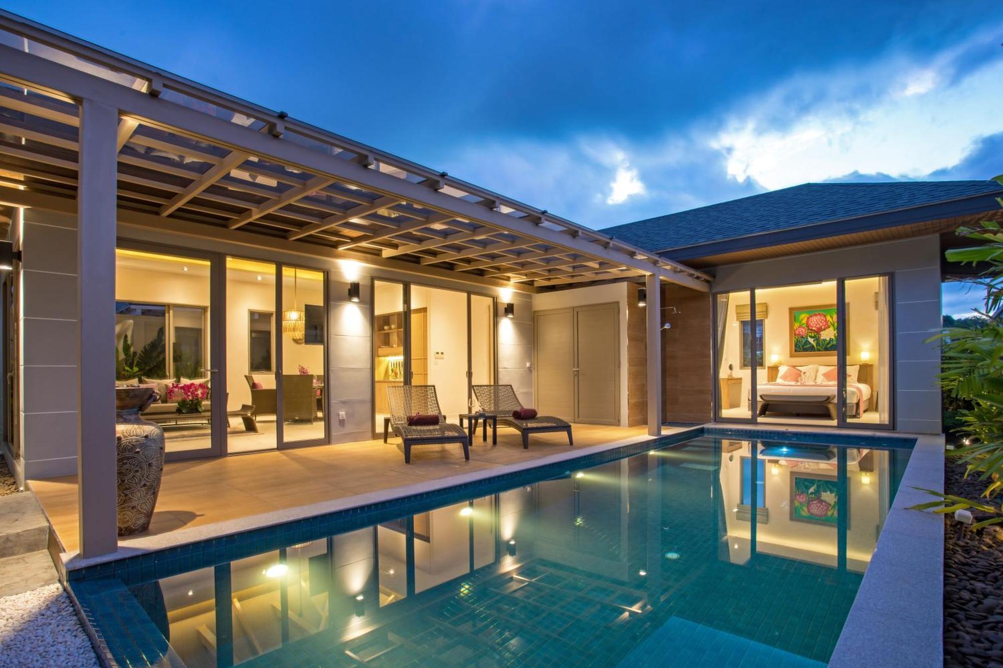 Resort Boutique 2Br Villa Dalaa 4, Private Pool, Full Service, 5 Min Drive Strand Kamala Exterior foto
